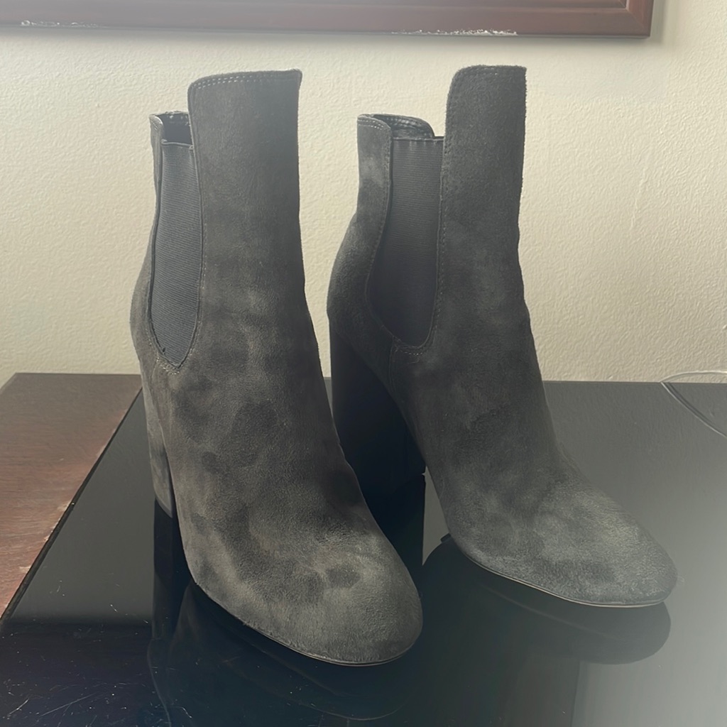 Avla Bootie In Licorice Kid Suede Tony Bianco Color: Licorice Kid Suede